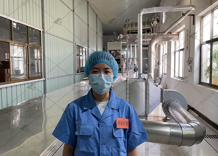 丽星自动化粉皮生产线制作全流程