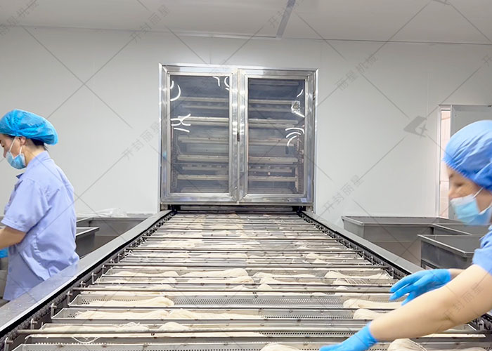 自动化粉条烘干设备，解决厂家阴雨天晾晒难题