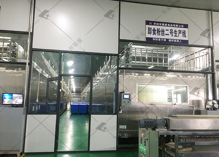 丽星方便粉丝生产线助力厂家稳步生产